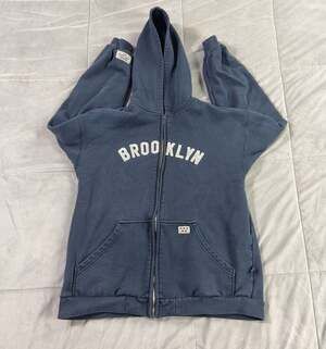 Blue Marlin Brooklyn Royal Giants 1917 Zip-Up Hoodie Size L (14/16)